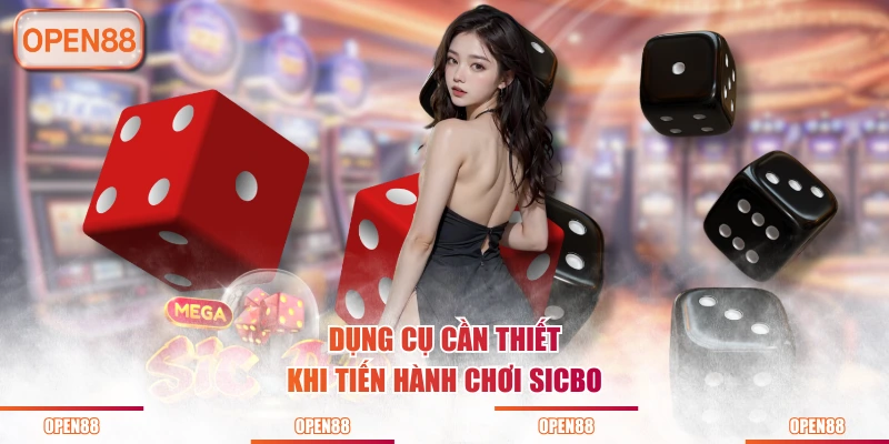 Dụng cụ cần thiết khi tiến hành chơi Sicbo